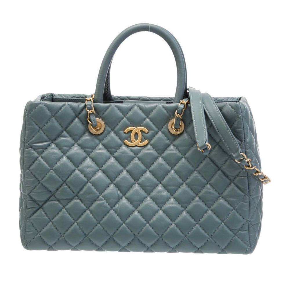CHANEL Allure Coco Tote Blue